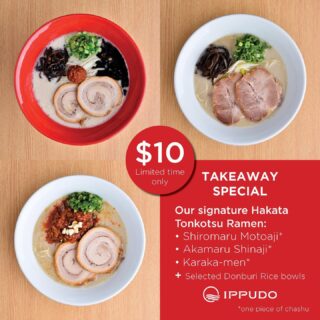 DEAL: Ippudo - $10 Ramen + Selected Rice Bowls 6