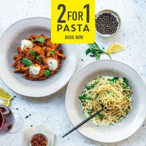DEAL: Jamie's Italian - 2 For 1 Pasta on Monday-Thursday (until 31 March 2020) 3