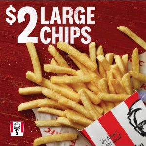 DEAL: KFC $2 Large Chips 32