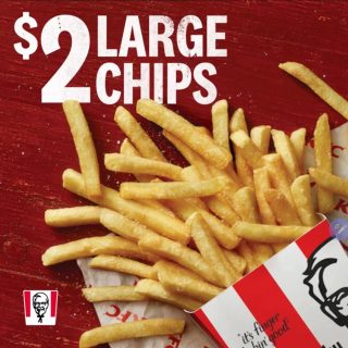 DEAL: KFC $2 Large Chips with App 1