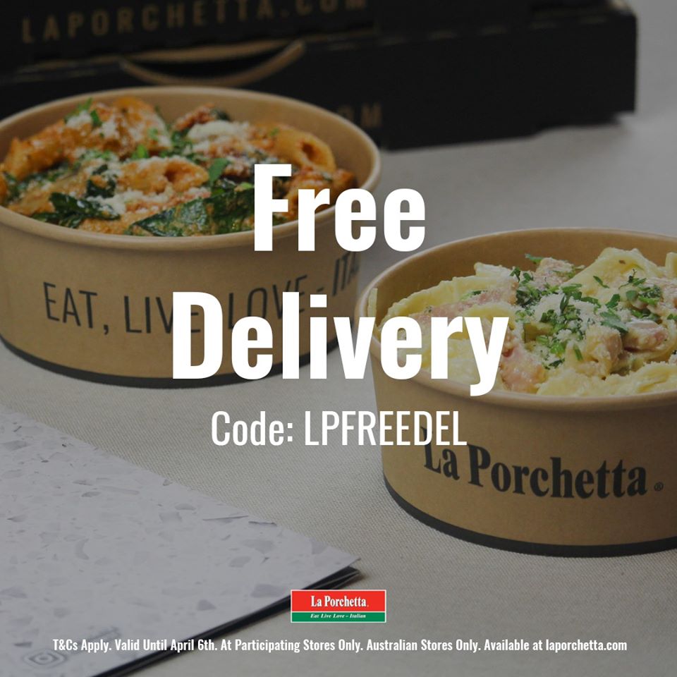 DEAL: La Porchetta - Free Delivery (until 6 April 2020) 4