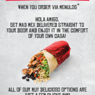 DEAL: Mad Mex - Free Delivery via Menulog (until 12 April 2020) 10