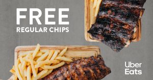 DEAL: Ribs & Burgers - Free Regular Chips with $30 Spend via Uber Eats (until 29 March 2020) 10