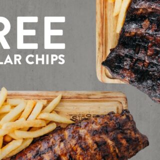 DEAL: Ribs & Burgers - Free Regular Chips with $30 Spend via Uber Eats (until 29 March 2020) 3