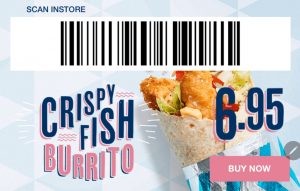 DEAL: Salsa's - $6.95 Crispy Fish Burrito 4