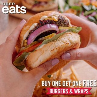 DEAL: TGI Fridays - Buy One Get One Free Burgers & Wraps with Uber Eats Pickup 5