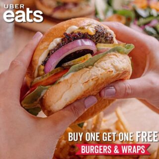 DEAL: TGI Fridays - Buy One Get One Free Burgers & Wraps with Uber Eats Pickup 8