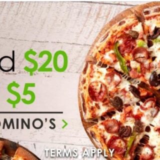 DEAL: Uber Eats - Spend $20 Save $5 at Domino's (until 29 March 2020) 5 DEAL: Uber Eats - Spend $20 Save $5 at Domino's (until 29 March 2020) 5