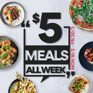 DEAL: EatClub App - $5 Meals All Week (until 20 March 2020) 1