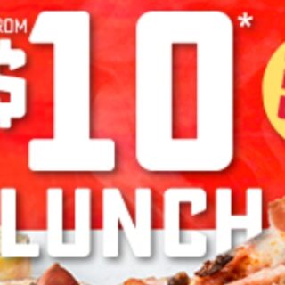 DEAL: Domino's - $10 Large Pizza, Garlic Bread & 375ml Drink at Selected Stores before 4pm 1
