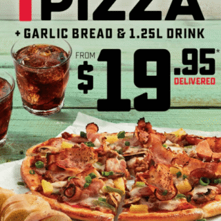 DEAL: Domino's - Large Pizza, Garlic Bread & 1.25L Drink for $19.95 Delivered (until 15 May 2020) 7