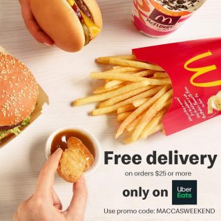 DEAL: McDonald's - Free Delivery on Orders over $25 via Uber Eats (17-19 April 2020) 4
