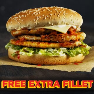 DEAL: Oporto Flame Rewards - Free Extra Fillet with Burger Purchase + Additional Rewards Unlocked Every $10 Spent 6