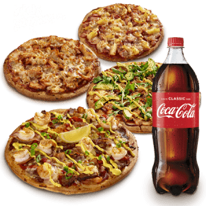 DEAL: Pizza Capers - 2 Large Traditional Pizzas, 2 Kids Pizzas & 1.25L Drink for $39 + More Deals 5