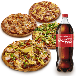 DEAL: Pizza Capers - 2 Large Traditional Pizzas, 2 Kids Pizzas & 1.25L Drink for $39 + More Deals 8