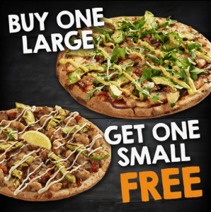 DEAL: Pizza Capers - Buy One Large Pizza and Get a Small Pizza Free + More Deals 5