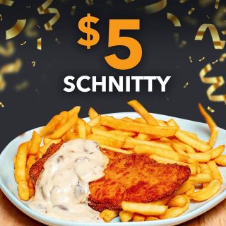 DEAL: Rashays - $5 Chicken Schnitty with Chips (until 5pm 18 November 2020) 6