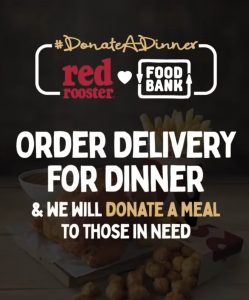 NEWS: Red Rooster Donating a Meal to Foodbank with Every Meal Purchased with App/Online (5-9pm until 6 April 2020) 3