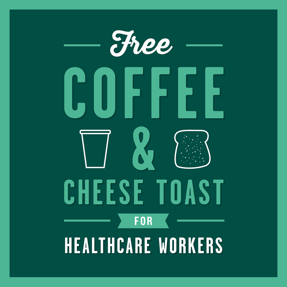 NEWS: Sizzler - Free Coffee & Cheese Toast for Healthcare Workers 18