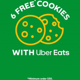 DEAL: Subway - 6 Free Cookies with $30 Spend via Uber Eats 7