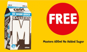 DEAL: 7-Eleven App – Free Masters 600ml Choc No Added Sugar (WA Only until 9 May 2020) 5