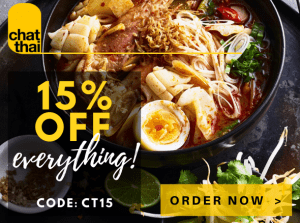 DEAL: Chat Thai - 15% off Everything for Click & Collect Orders (until 9 May 2020) 4
