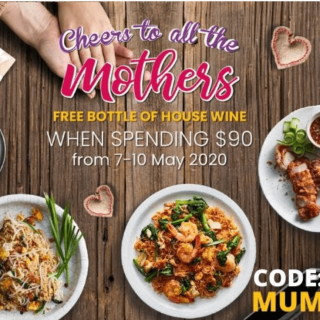 DEAL: Chat Thai - 15% off Click & Collect + Free Bottle of House Wine with $90 Spend (until 10 May 2020) 3