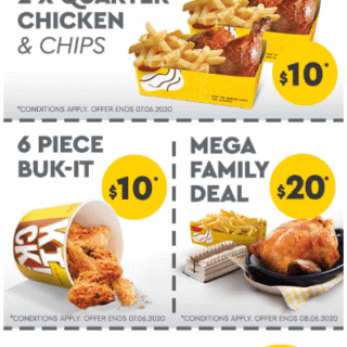 DEAL: Chicken Treat Vouchers valid until 8 June 2020 10