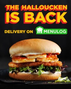DEAL: Oporto Flame Rewards - Free Meal Upgrade with Halloumi & Chicken Burger Purchase 1