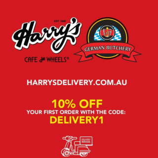 DEAL: Harry's Cafe de Wheels - 10% off First Delivery Order 1