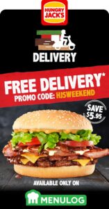 DEAL: Hungry Jack's - Free Delivery with Menulog for Orders over $25 (until 3 May 2020) 1