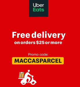 DEAL: McDonald's - Free Delivery on Orders over $25 via Uber Eats (22-24 May 2020) 37