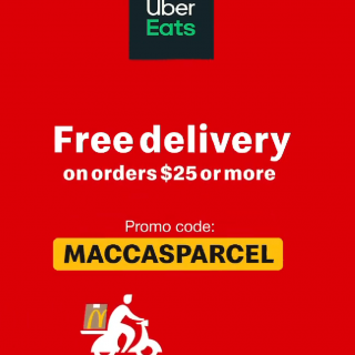 DEAL: McDonald's - Free Delivery on Orders over $25 via Uber Eats (22-24 May 2020) 9