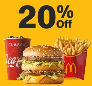 DEAL: McDonald's - 20% off with Minimum $10 Spend using mymacca's app (until 5 June 2020) 1