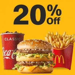 DEAL: McDonald's - 20% off with Minimum $10 Spend using mymacca's app (until 30 August 2020) 1