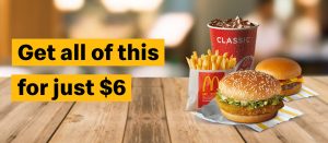 DEAL: McDonald's - $6 Small McChicken Meal + Cheeseburger with mymacca's app (9 May 2020) 3