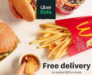 DEAL: McDonald's - Free Delivery on Orders over $25 via Uber Eats (8-10 May 2020) 38