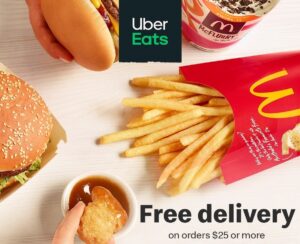 DEAL: McDonald's - Free Delivery on Orders over $25 via Uber Eats (8-10 May 2020) 2