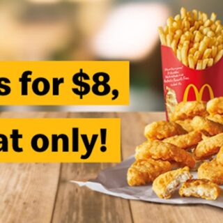 DEAL: McDonald's - $8 Mates Share Pack with 18 Nuggets + 2 Large Fries on mymacca's app (30 May 2020) 3