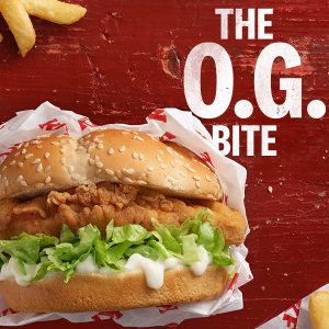 DEAL: KFC - $5 Original Fillet Burger with App (until 1 June 2020) 3