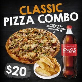 DEAL: Pizza Capers - $20 Large Traditional Pizza, Calzone and 1.25L Drink + More Deals 2