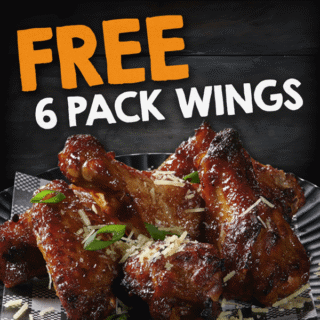 DEAL: Pizza Capers - Free 6 Pack of Wings with $30 Spend + More Deals 1