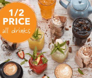 DEAL: Rashays - 50% off All Drinks 6