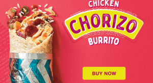 DEAL: Salsa's - $7.95 Chicken Chorizo Burrito 4