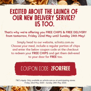 DEAL: Schnitz - Free Regular Chips with Meal & Free Delivery via Schnitz Website (until 24 May 2020) 4