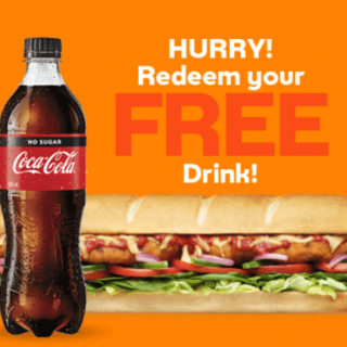DEAL: Subway - Free 600ml Drink with Parmi Classics Sub Purchase (Targeted Subcard Members) 1