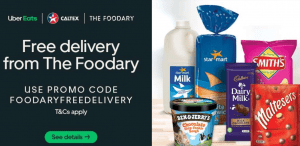 DEAL: The Foodary / Caltex Starmart - Free Delivery via Uber Eats 10