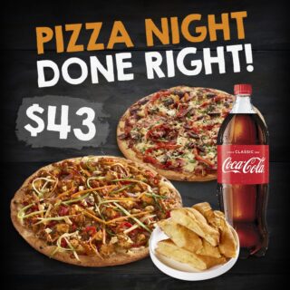 DEAL: Pizza Capers - 2 Large Capers Collection Pizzas, Calzone & 1.25L Drink $43 + More Deals 2
