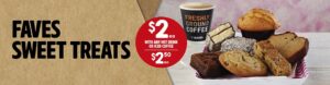 DEAL: 7-Eleven – $2 Cookie, Banana Bread, Lamington, Brownie, Slice or Muffin with Hot Drink or Ice Coffee Purchase 2