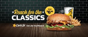 DEAL: Carl's Jr - $6.95 Single California Classic Small Combo with Fries and Drink 10